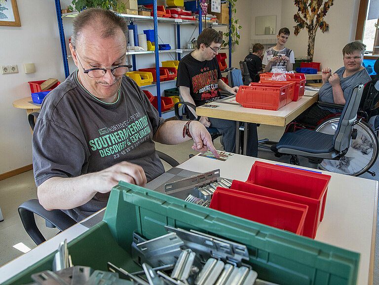 WfbM Löbau Arbeiten Arbeiten Löbau Förder- Betreuungsbereich